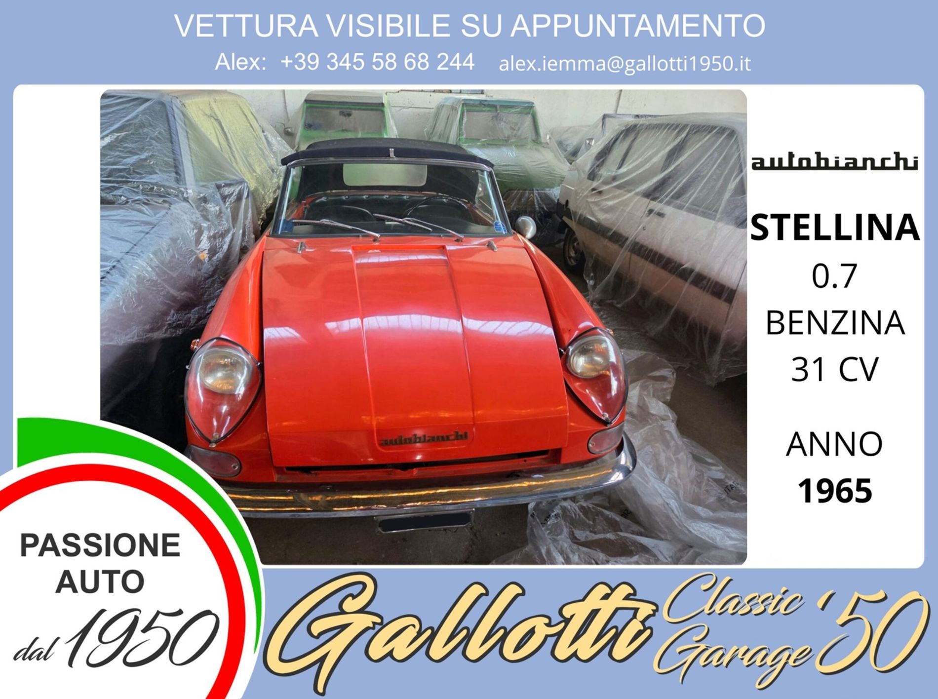 AUTOBIANCHI STELLINA  - Gallotti Auto