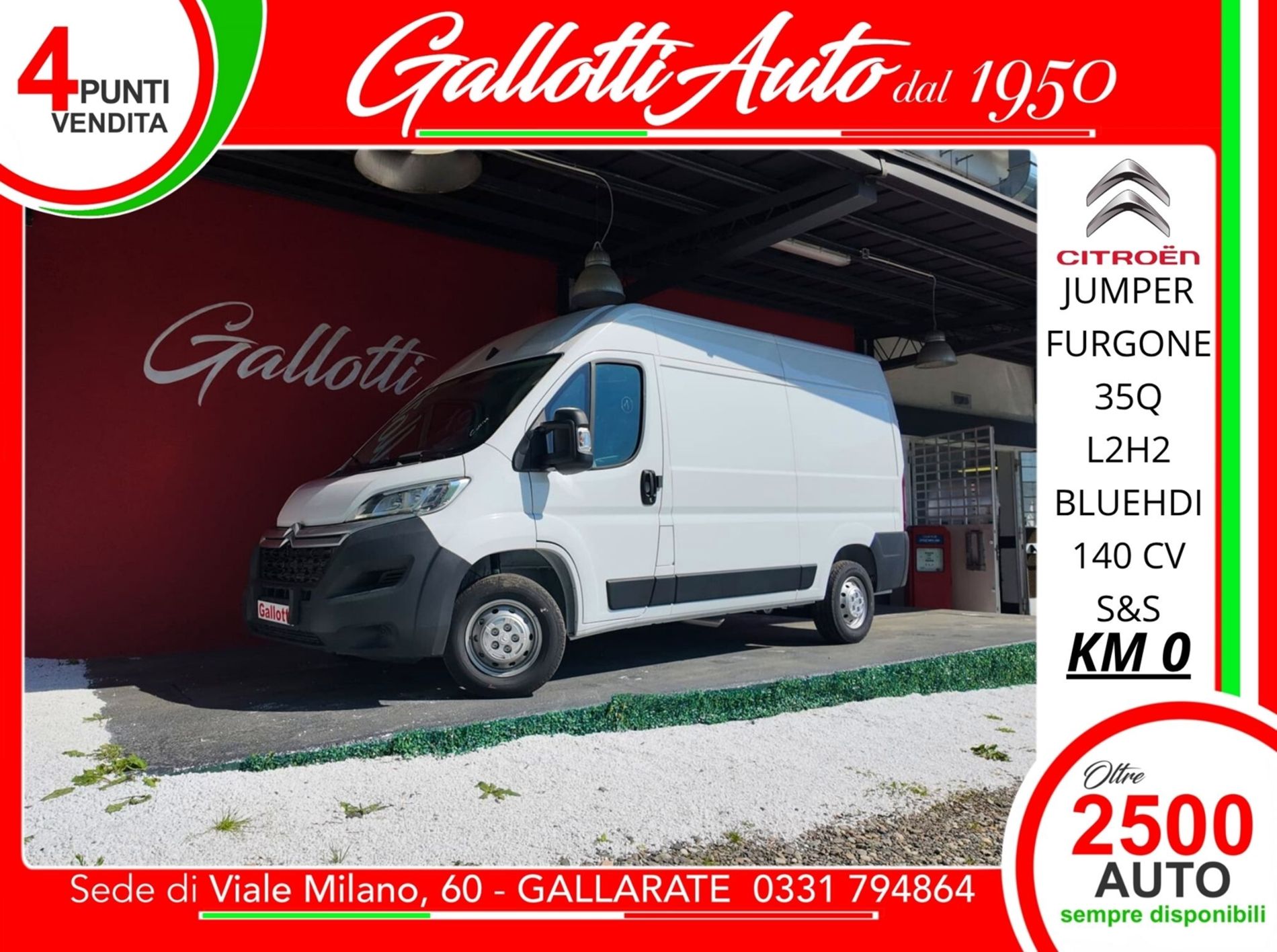 35 L2H2 BlueHDI 140cv+IVA - Gallotti Auto