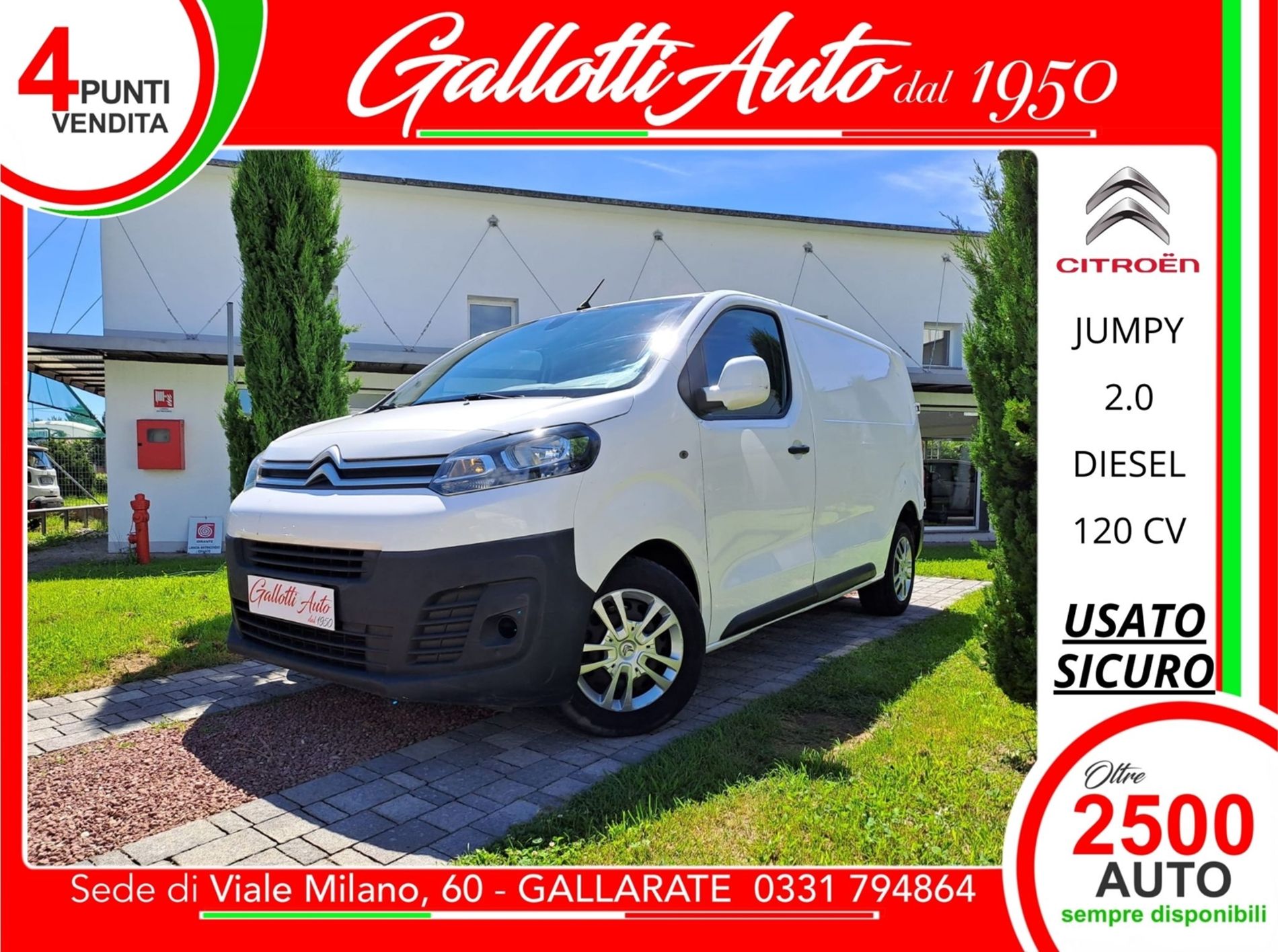 BlueHDi 120 PM-TN Furgone M Comfort + IVA - Gallotti Auto