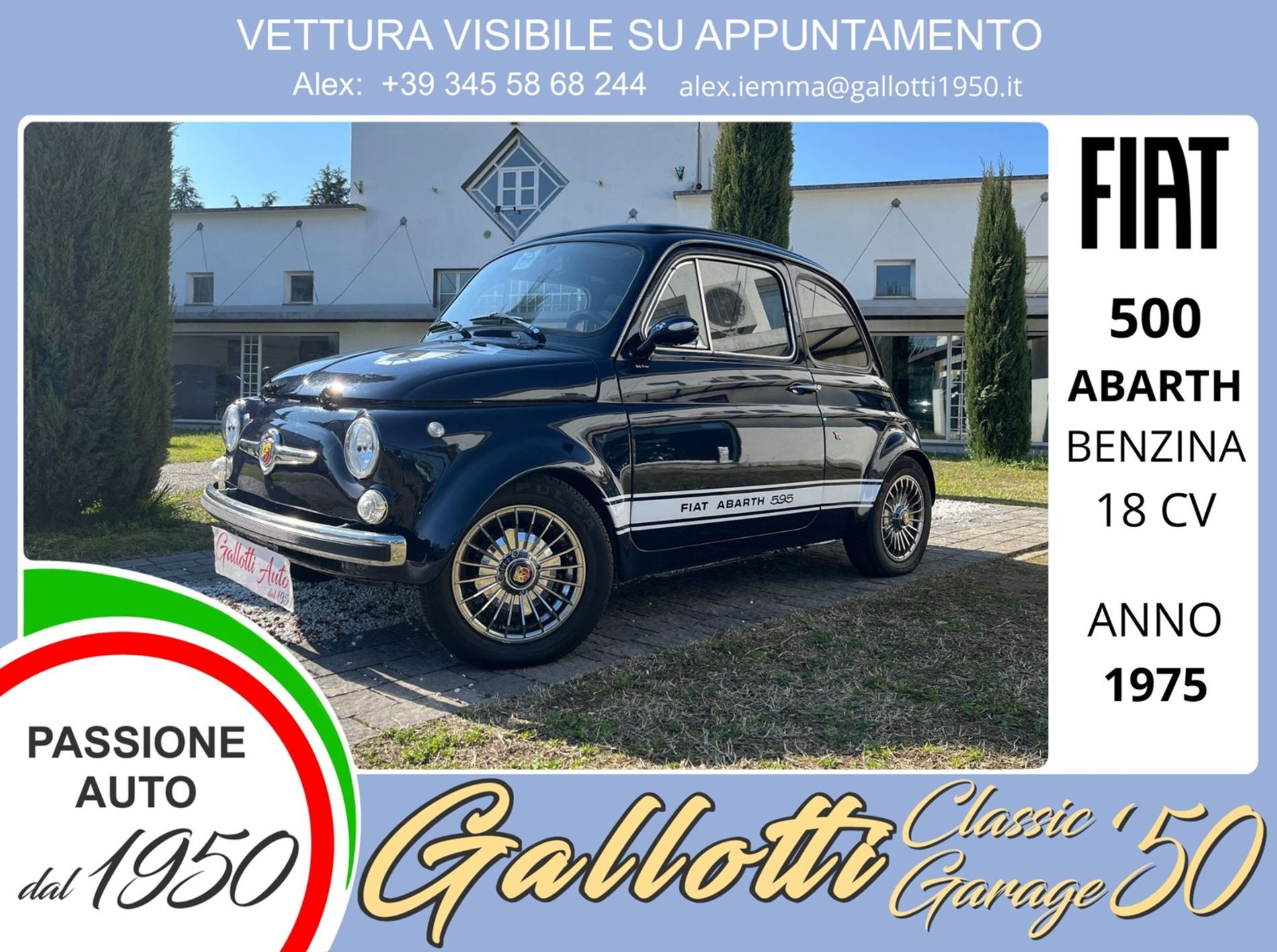 replica ABARTH 595 - Gallotti Auto