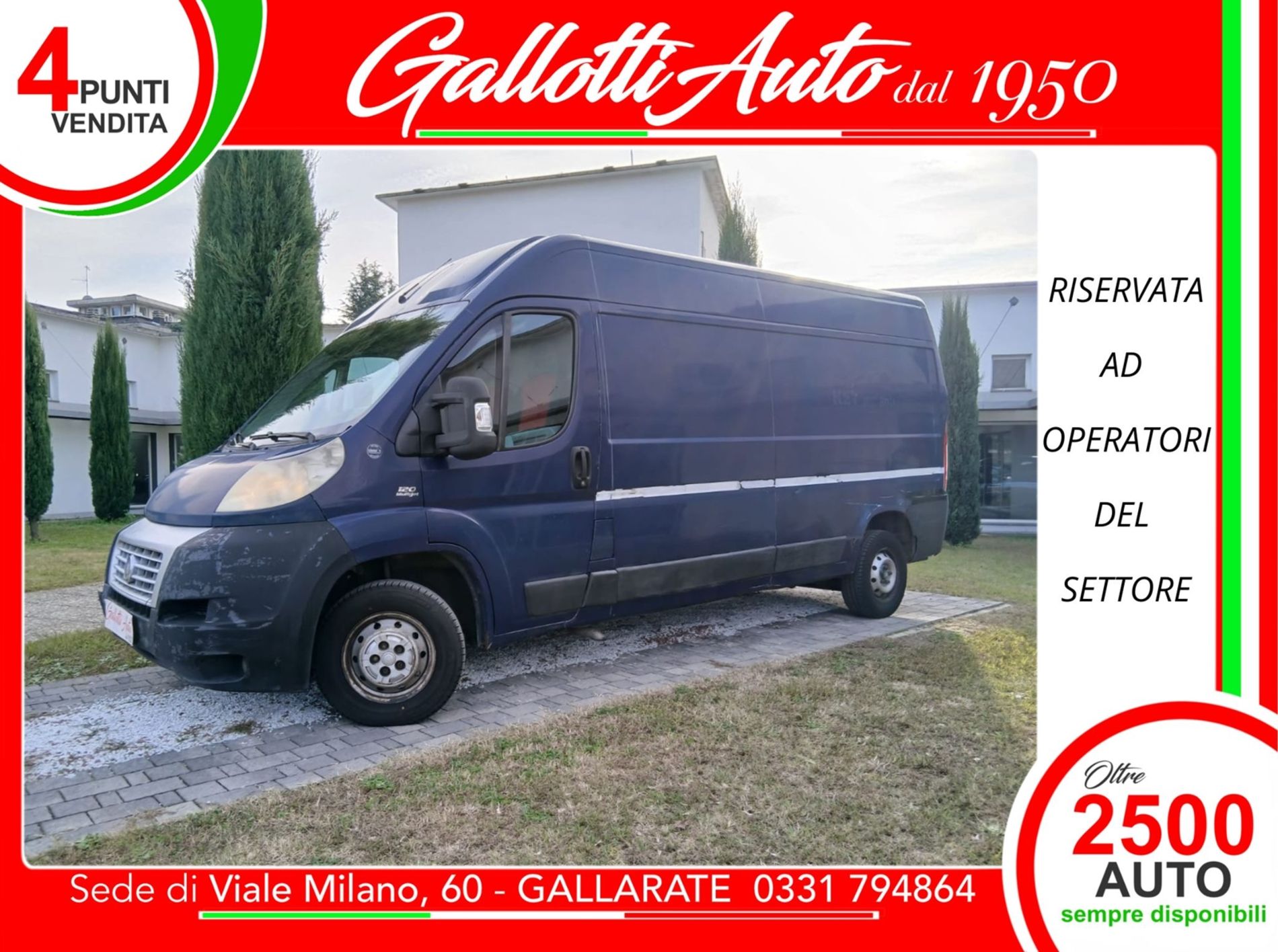  2287 CC 120 CV DIESEL MAN. - RISERVATA A COMMERCIANTI D’AUTO - Gallotti Auto