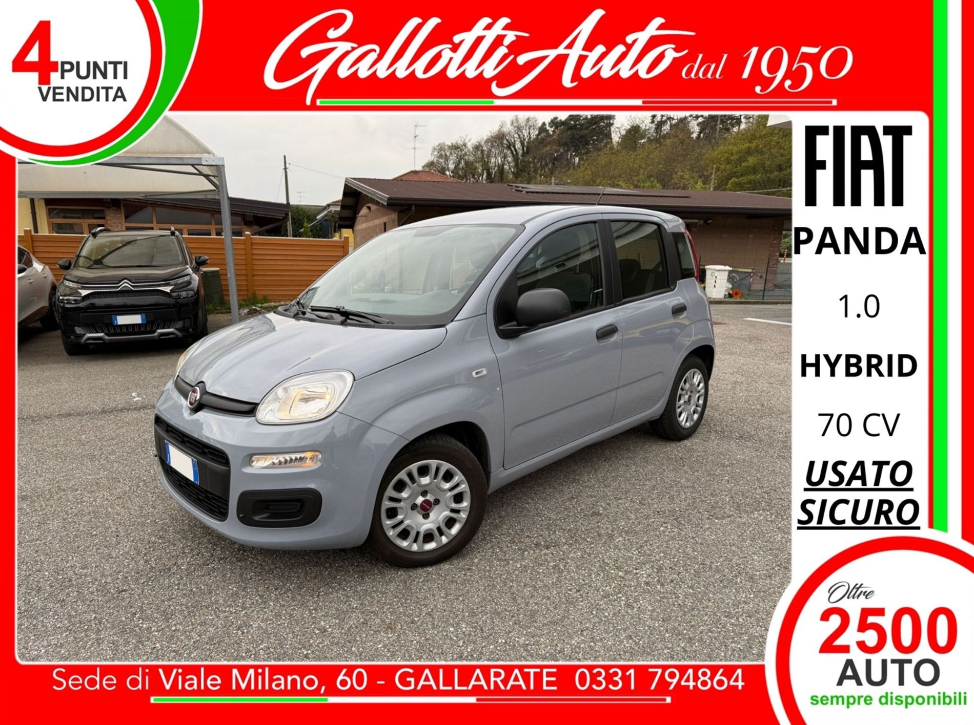 1.0 firefly Hybrid s&s 70cv - NEOPATENTATI - Gallotti Auto