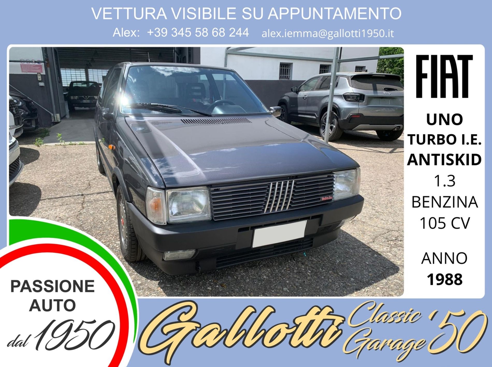 FIAT UNO TURBO IE ANTISKID - Gallotti Auto