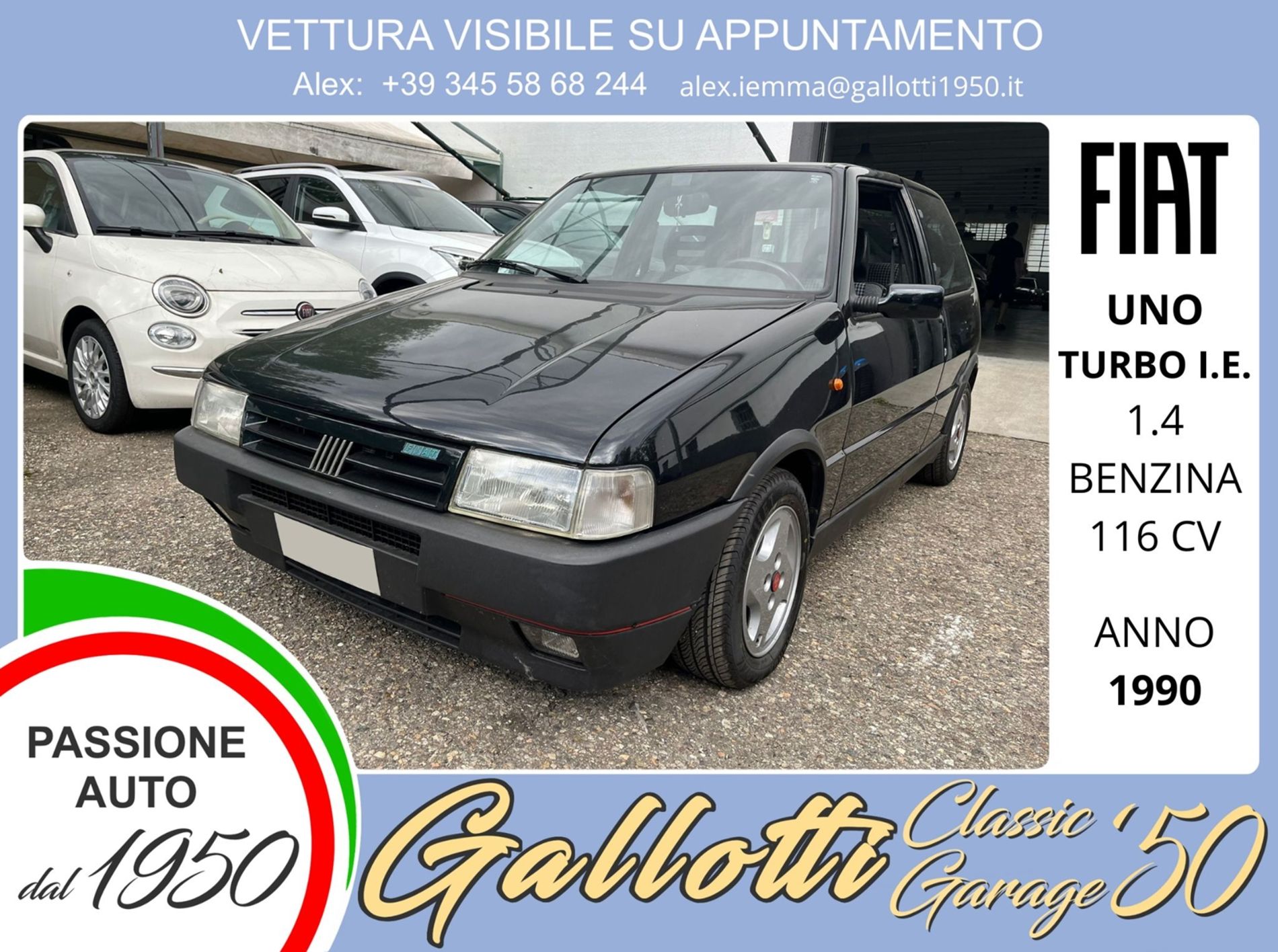 FIAT UNO TURBO E.E. 3 PORTE - Gallotti Auto