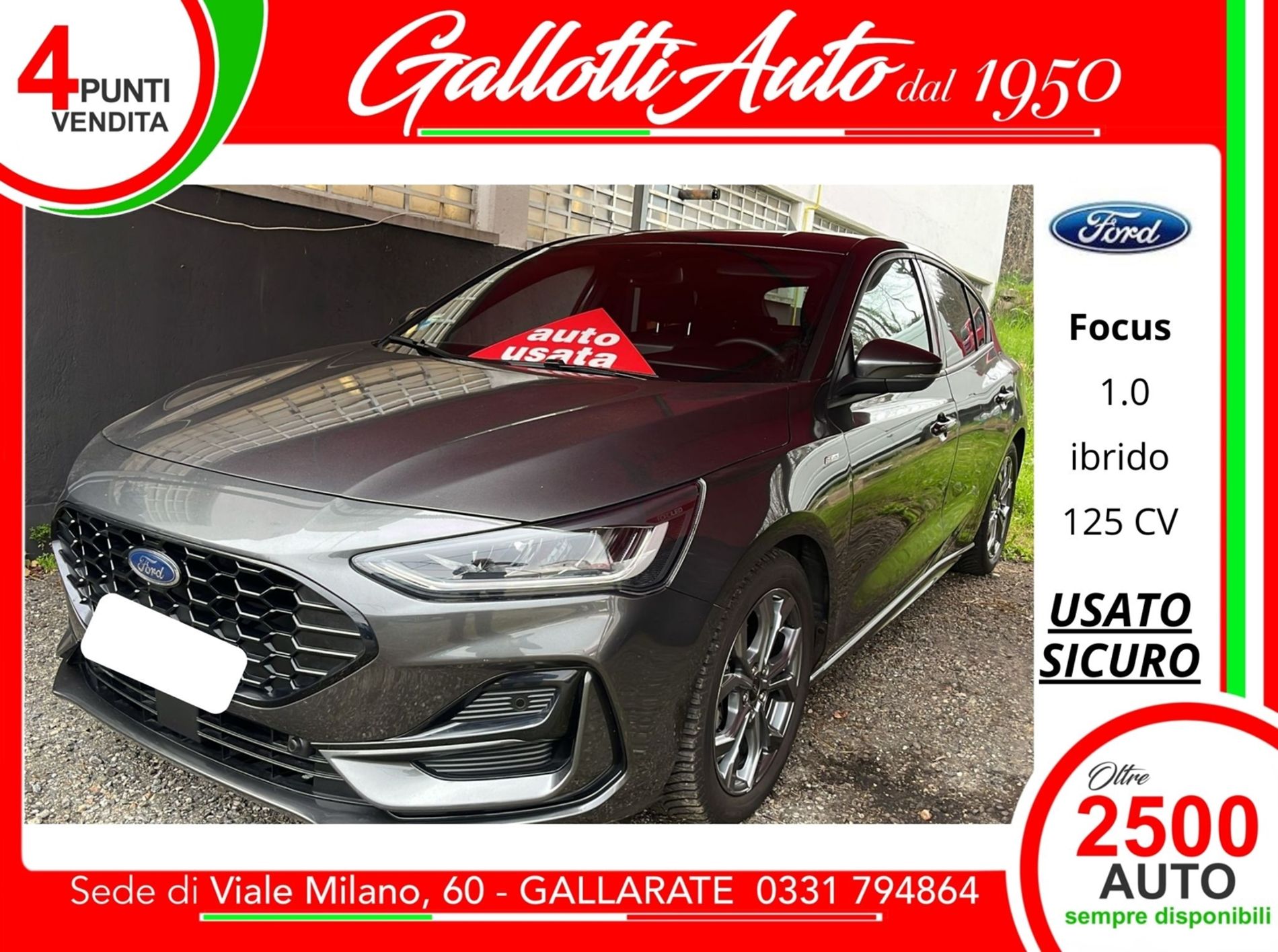  1.0t ecoboost h ST-Line 125cv - Gallotti Auto