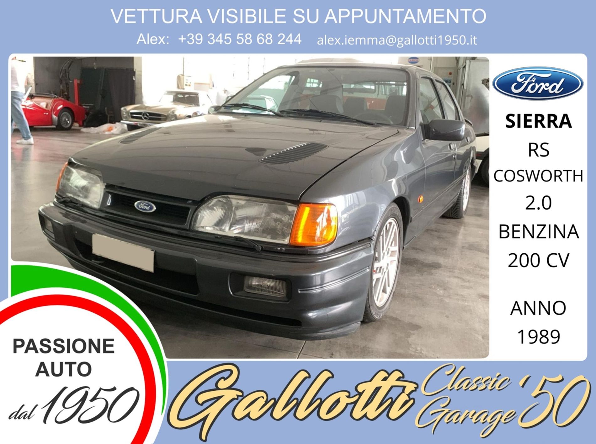 Ford Sierra 2.0 RS Cosworth 4p   - Gallotti Auto