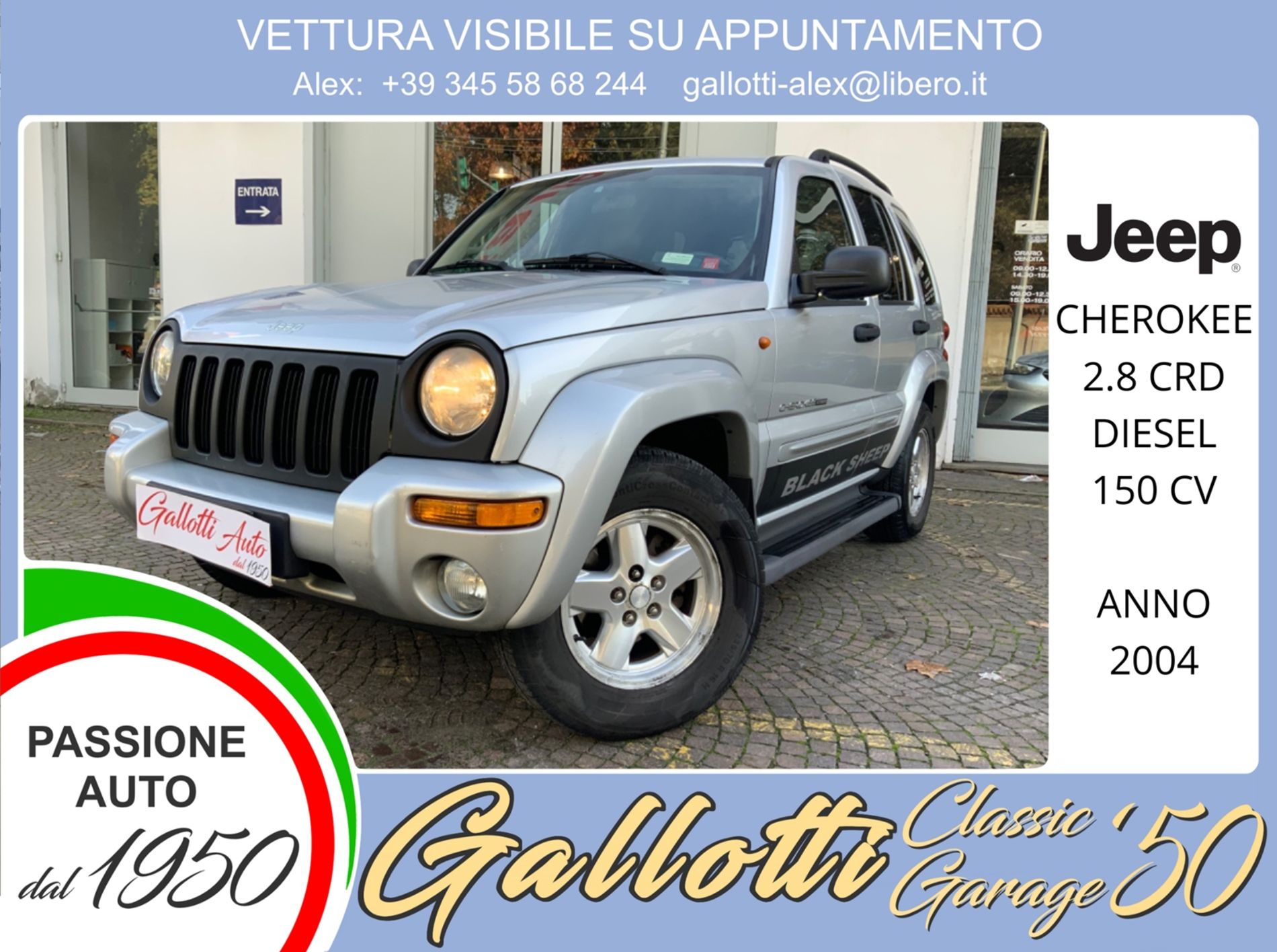 Jeep Cherokee Cherokee 2.8 CRD - Gallotti Auto