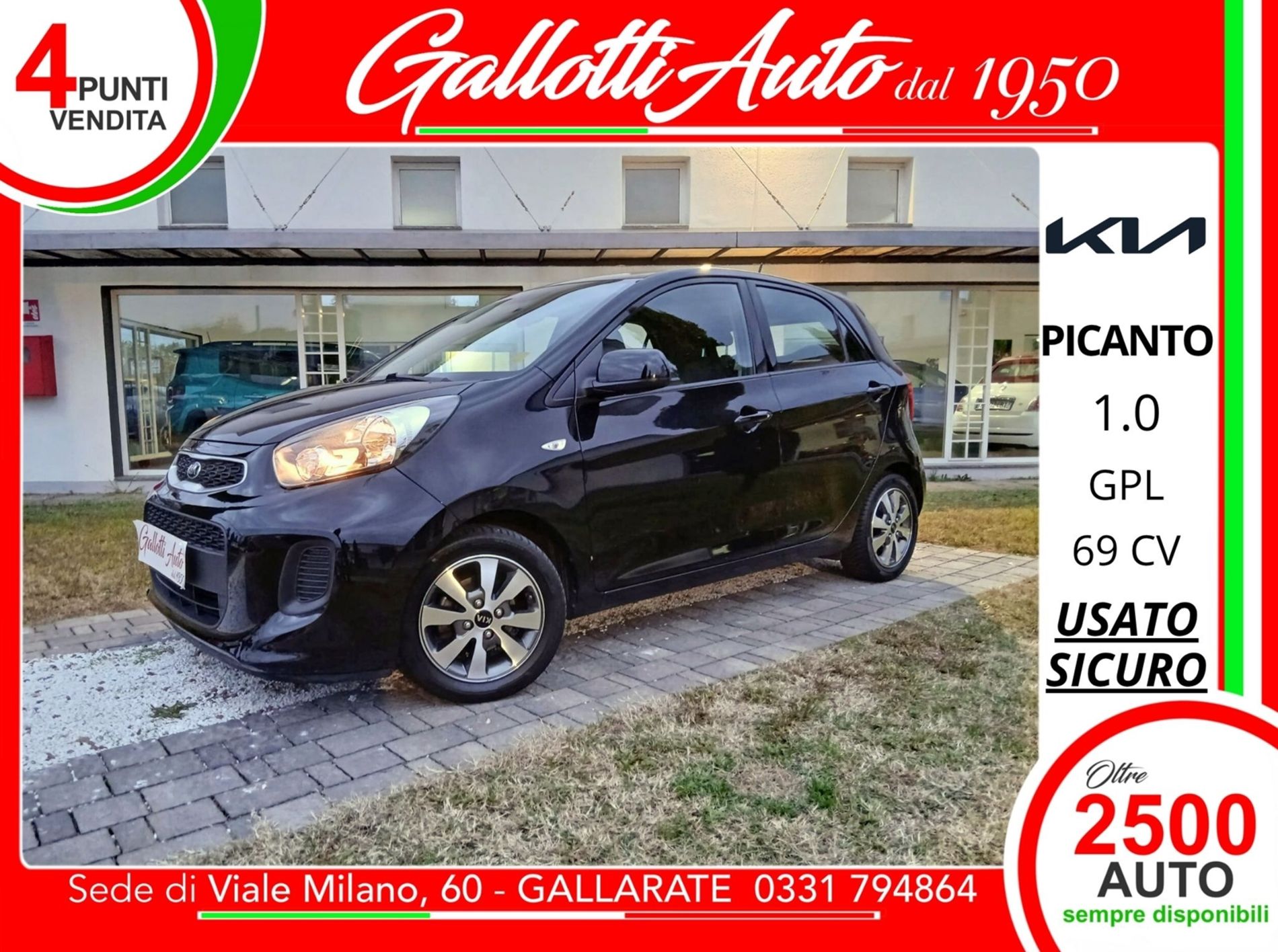 KIA Picanto 1.0 Active Collection Gpl 67cv 5p - Gallotti Auto
