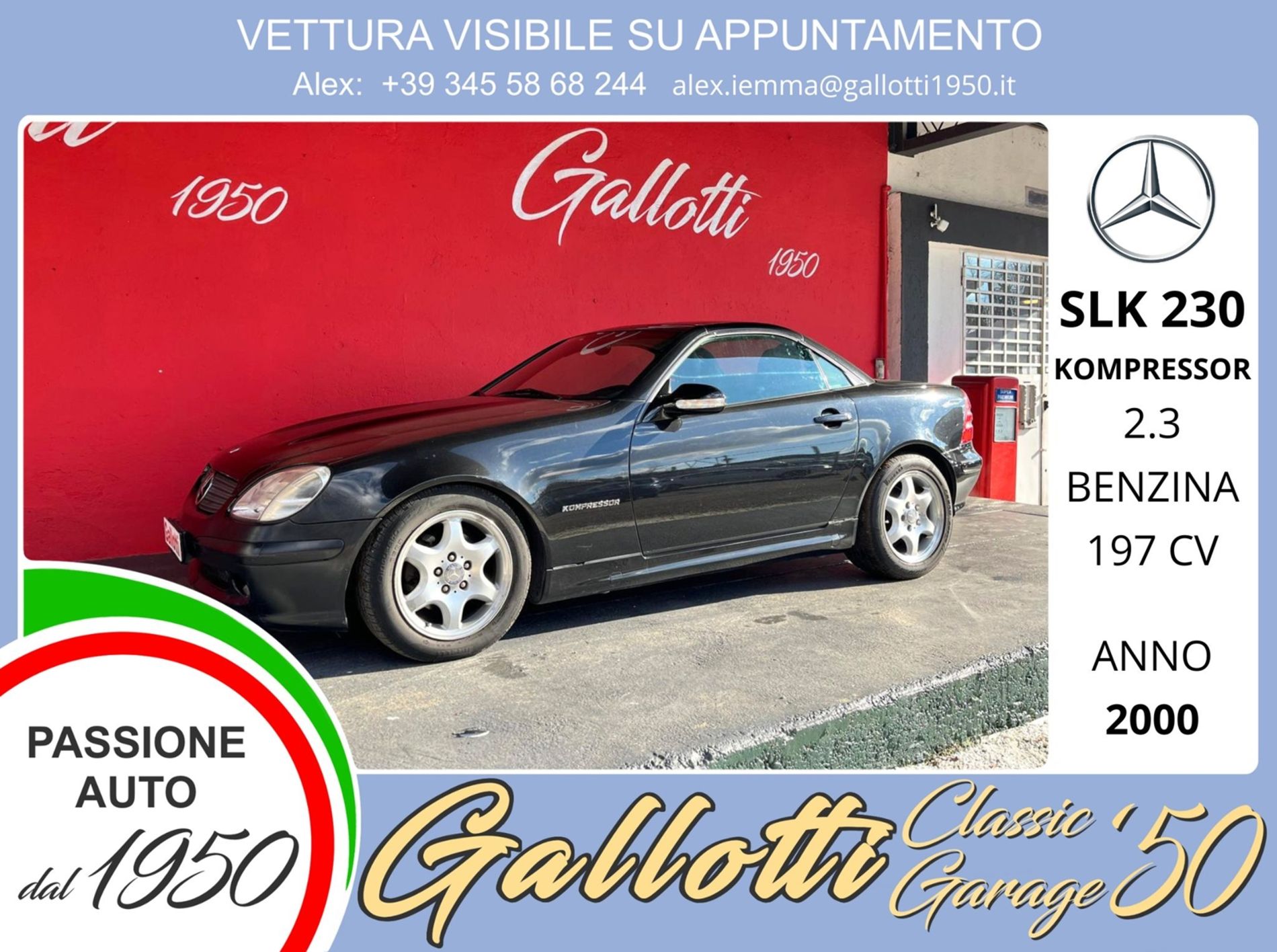 KOMPRESSOR 2.3 CC benzina 197cv - Gallotti Auto