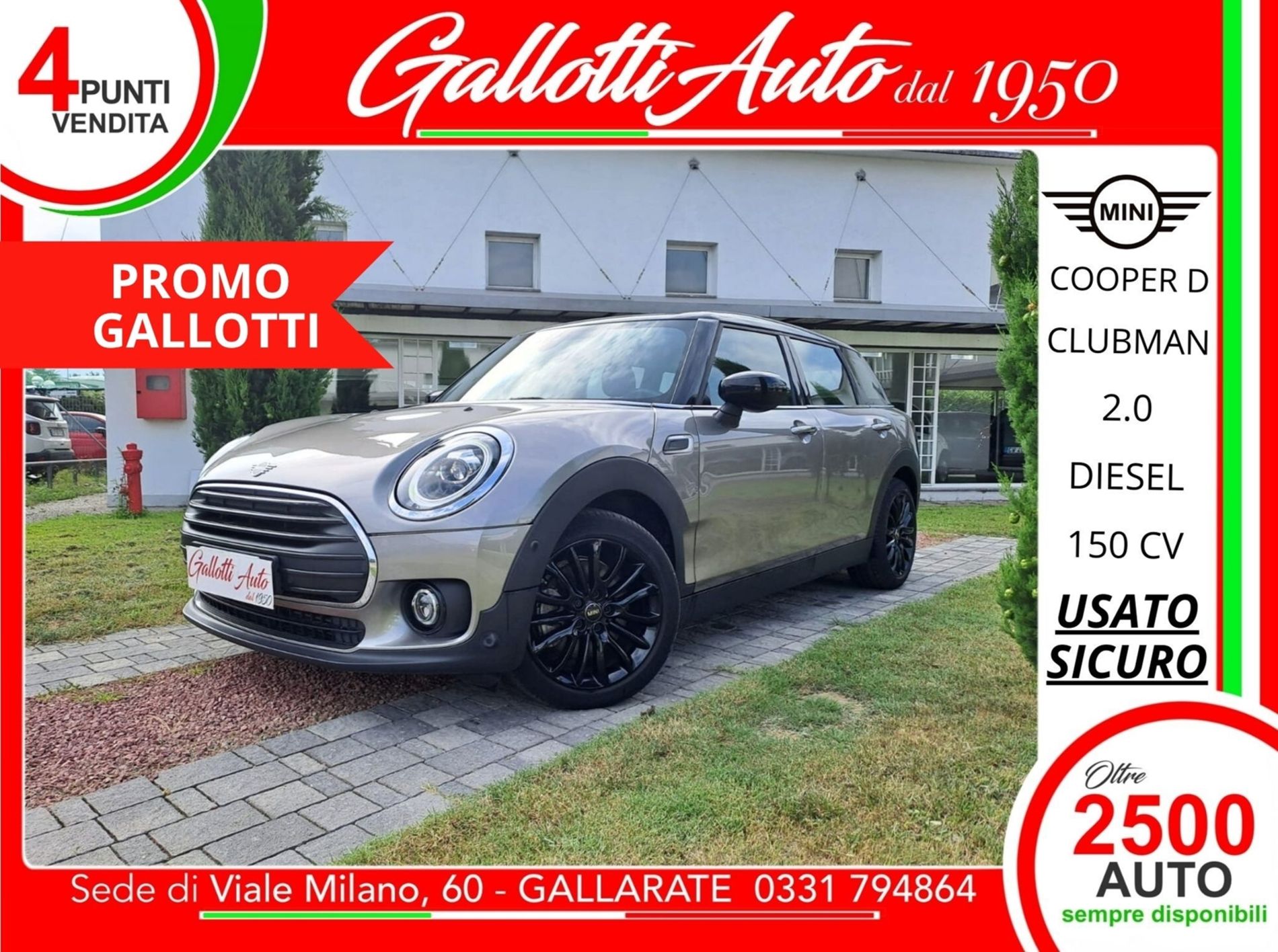 MINI Mini Clubman Cooper D Clubman - PROMO GALLOTTI - Gallotti Auto