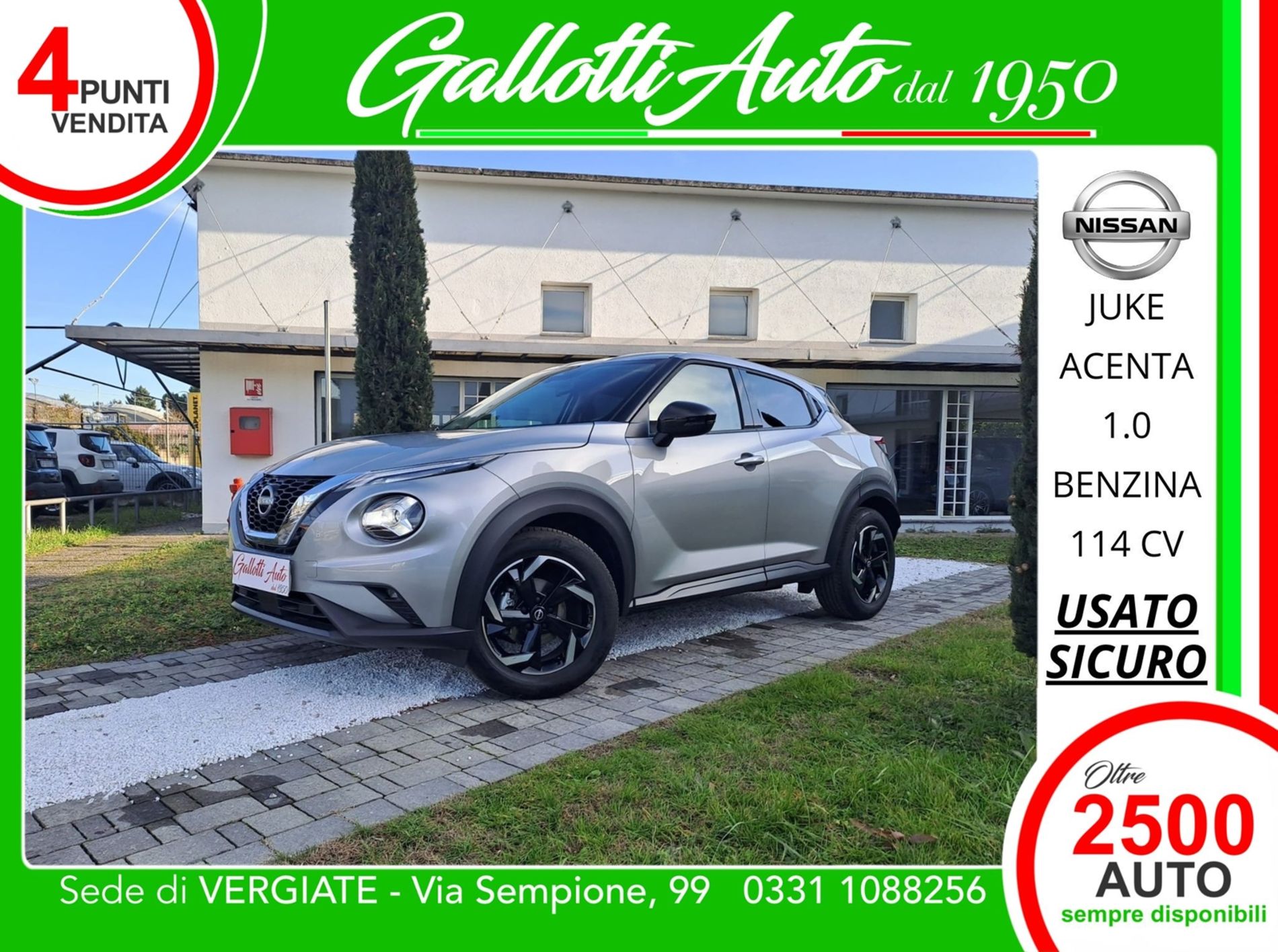 ACENTA 1.0 114CV  - NEOPATENTATI - Gallotti Auto