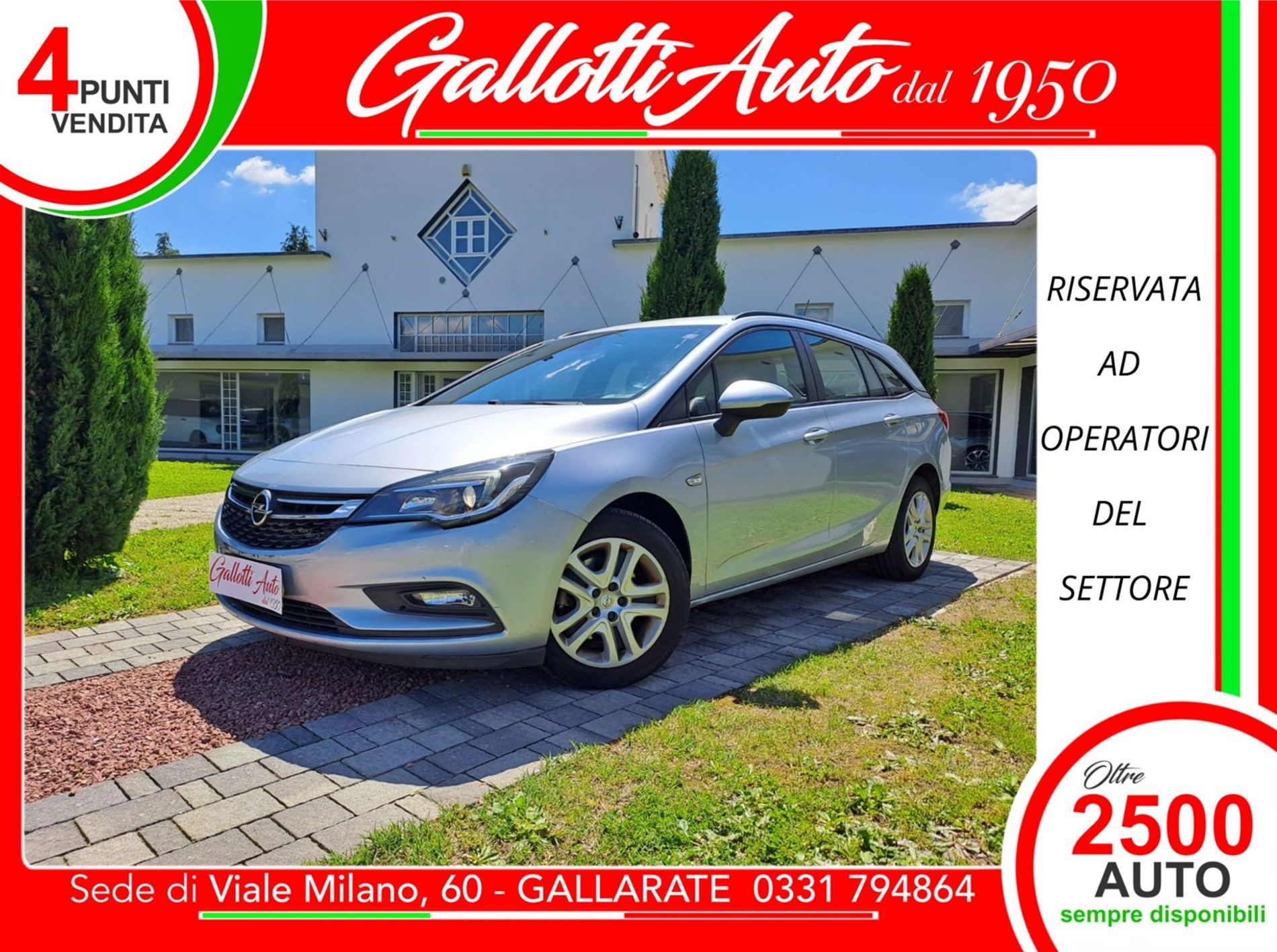 Opel Astra 1.6 CDTi 110CV S&S Sports Tourer - Gallotti Auto