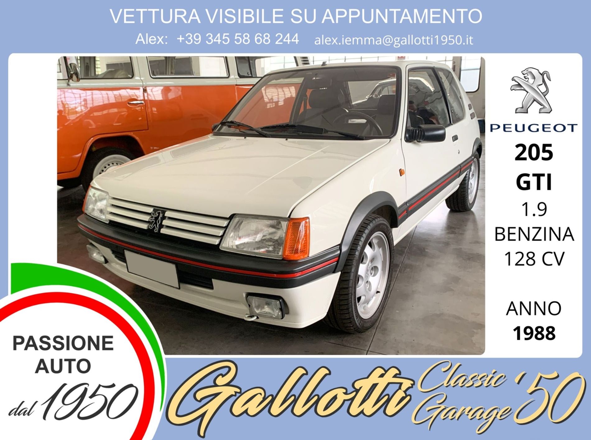 PEUGEOT 205 GTI - Gallotti Auto