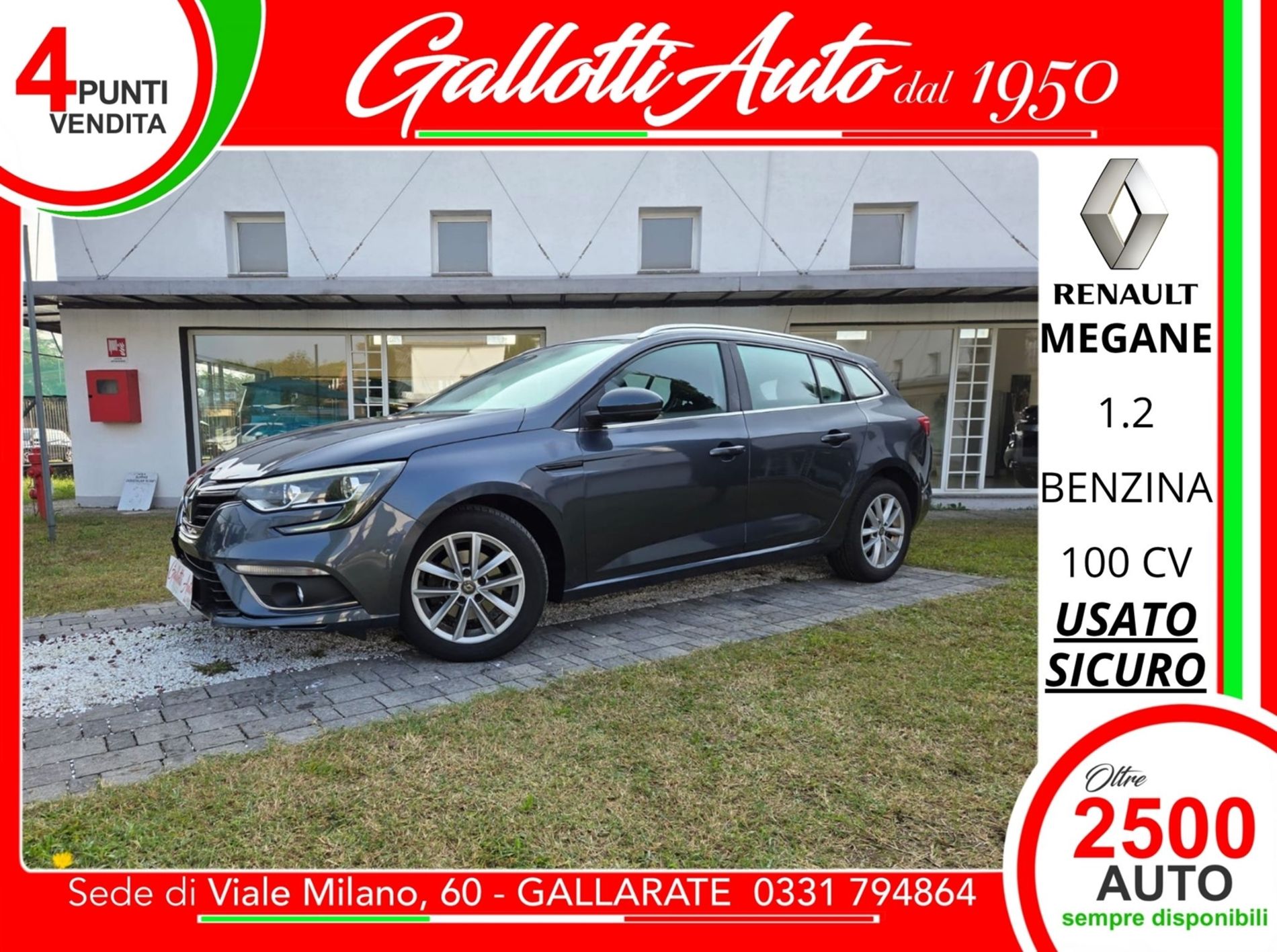 RENAULT MEGANE 1.2 101 CV BENZ.  - Gallotti Auto