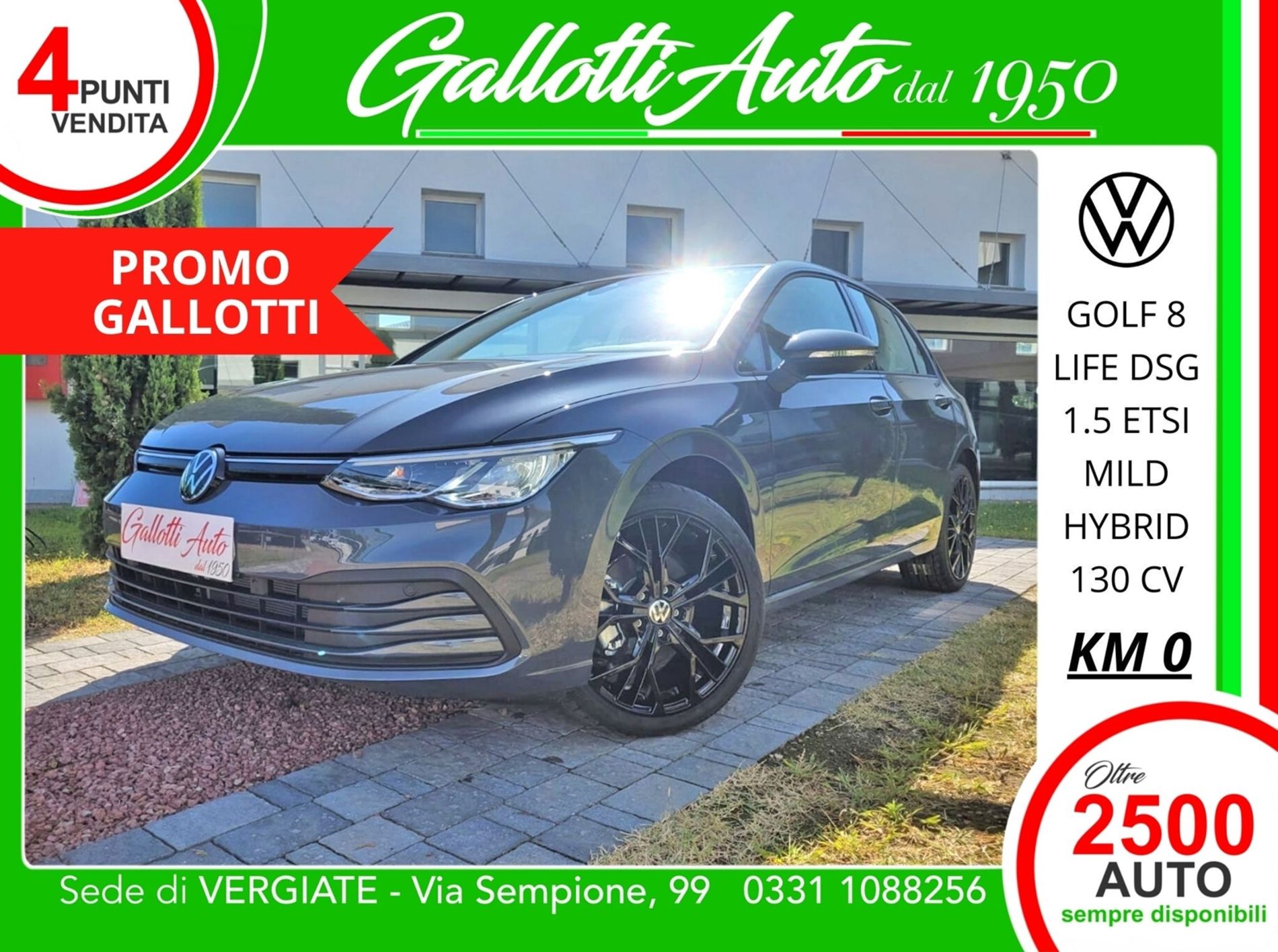 VOLKSWAGEN GOLF 8 ETSI DSG - Gallotti Auto