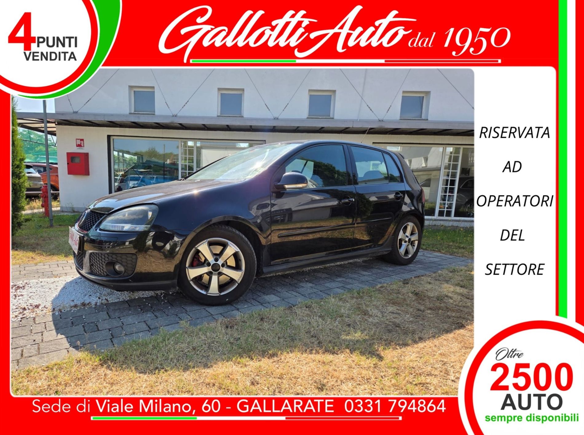 Volkswagen Golf GTI - RISERVATA AD OPERATORI DEL SETTORE - Gallotti Auto