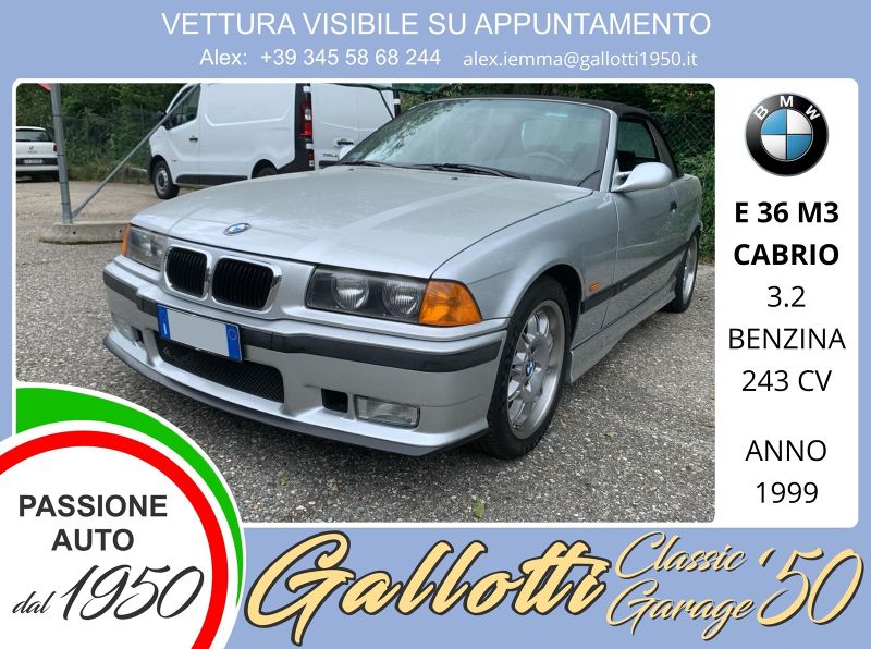 BMW E 36 M3 Cabrio 3.2 - Gallotti Auto