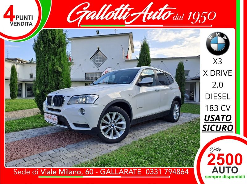 BMW X3 X DRIVE 2.0 DS C.AUTOM - Gallotti Auto