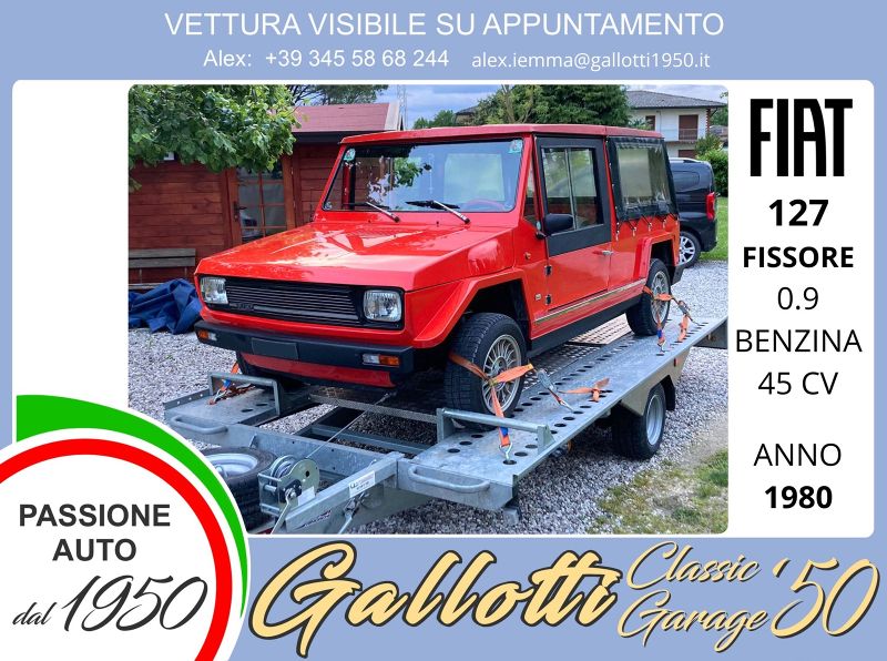 FIAT 127 FISSORE Cabrio 0.9 benzina 45cv - Gallotti Auto