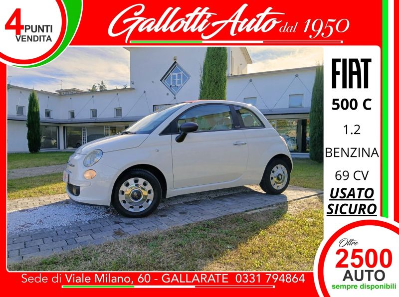 FIAT 500C 500C 1.2 Pop 69cv - Gallotti Auto