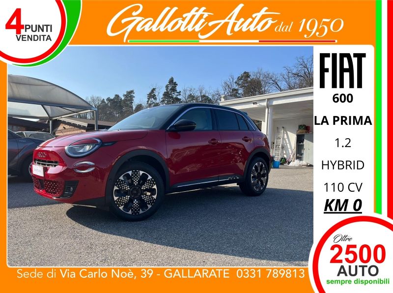 FIAT 600 1.2 hybrid La Prima 110cv  - Gallotti Auto