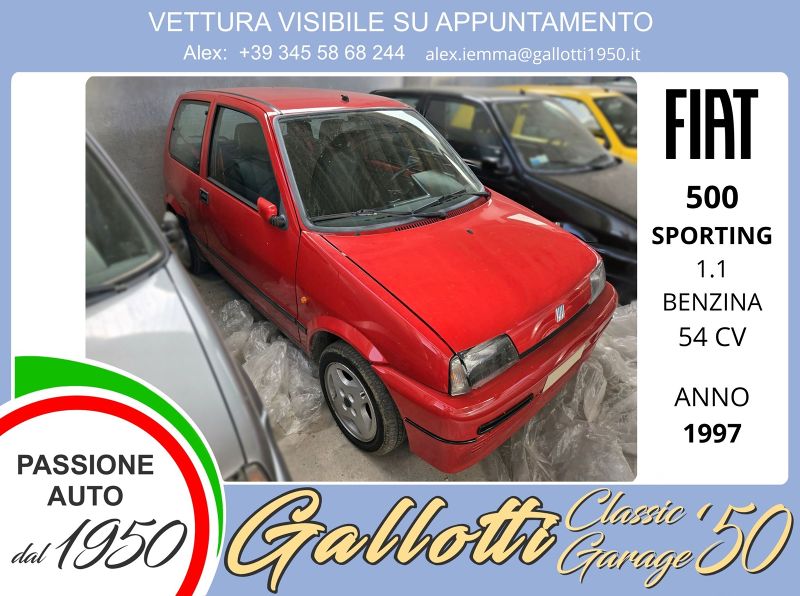 FIAT Cinquecento 1.1i cat Sporting - Gallotti Auto