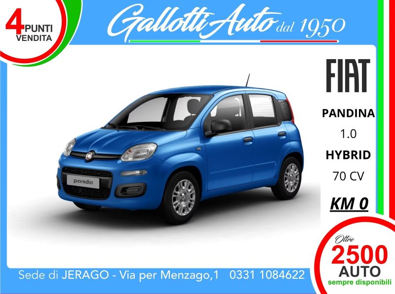 FIAT Panda 1.0 firefly Hybrid s&s 70cv  - Gallotti Auto