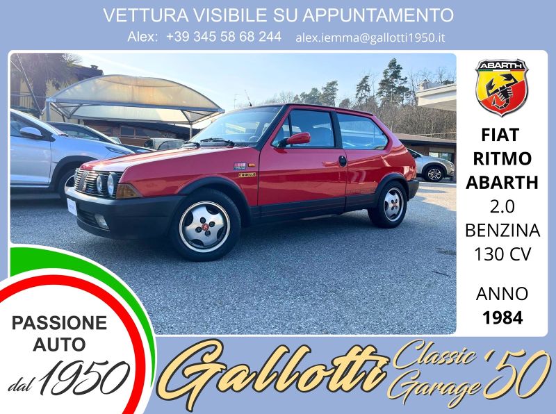 FIAT Ritmo RITMO ABARTH 2.0 benzina 130 CV  - Gallotti Auto
