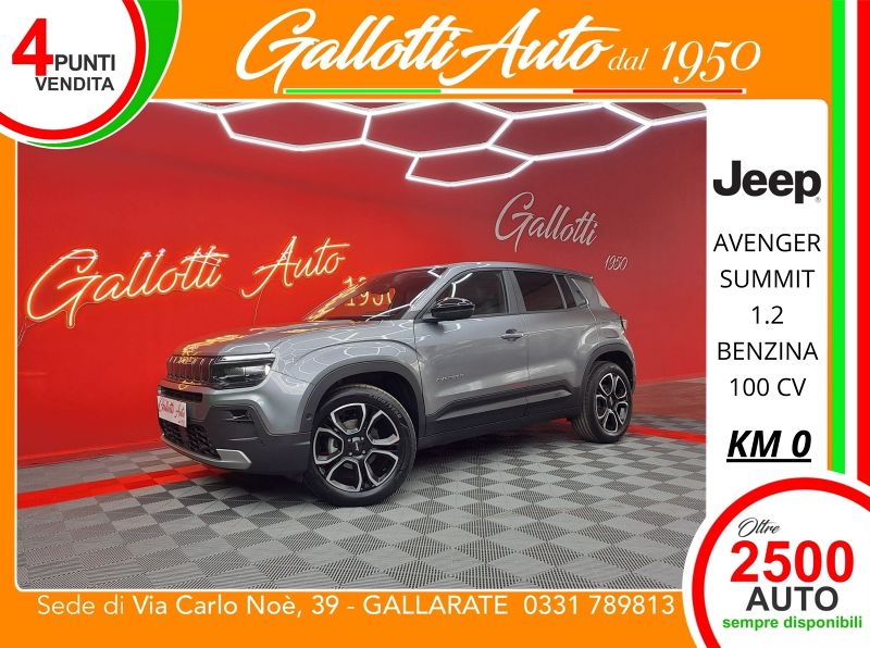 Jeep Avenger Avenger 1.2 turbo Summit fwd 100cv - Gallotti Auto