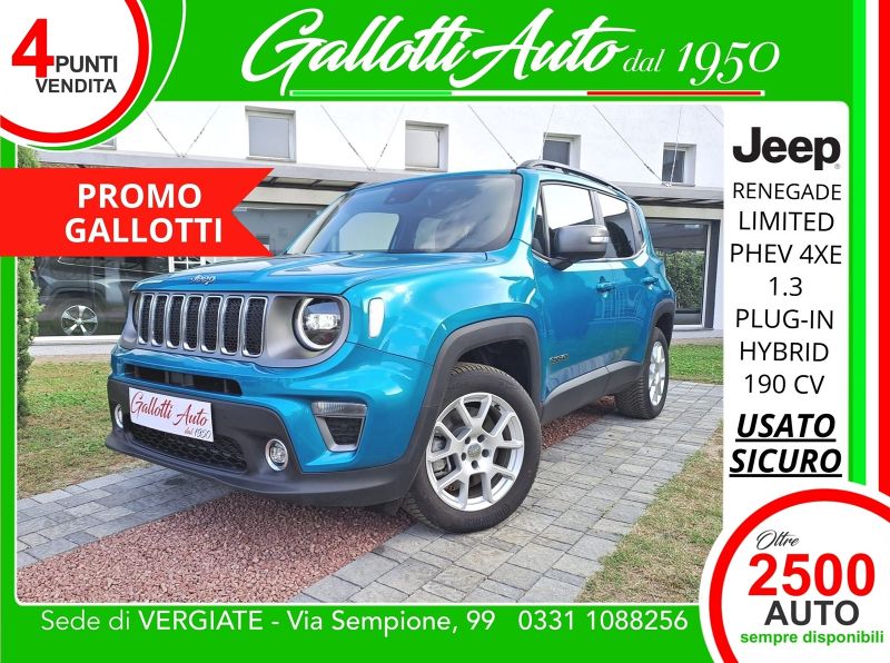 Jeep Renegade 1.3 T4 PHEV 190 CV LIMITED 4XE AUTOM - Gallotti Auto
