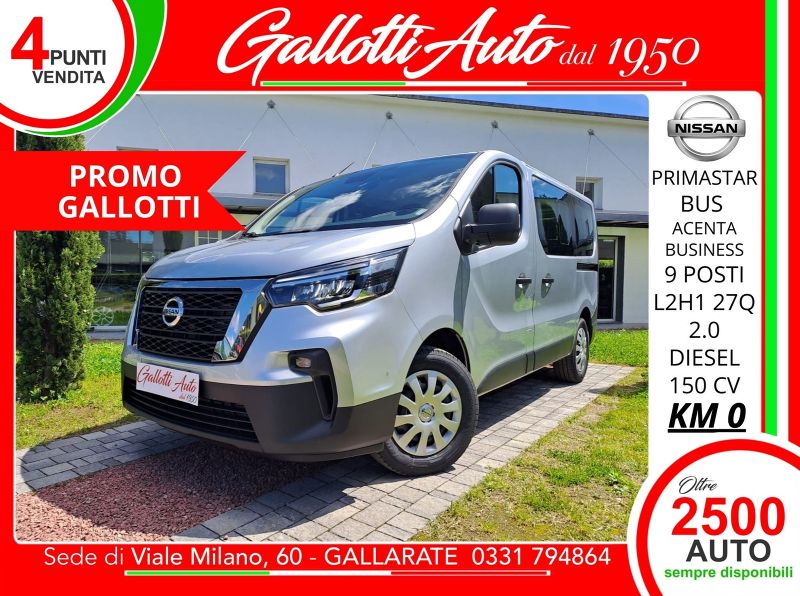 Nissan Primastar primastar bus 2.0 dci 150cv S&S L2H1 Acenta 9p.ti - Gallotti Auto