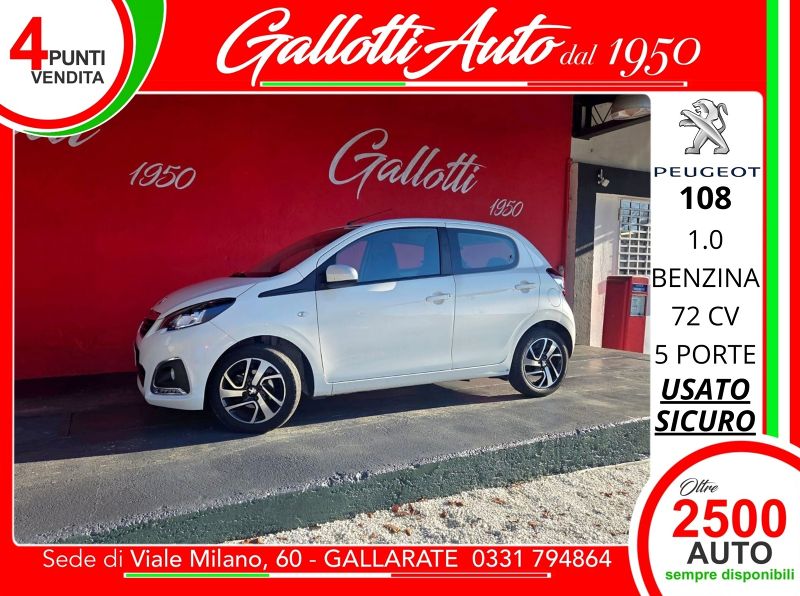 Peugeot 108 108 5p 1.0 vti Collection s&s - Gallotti Auto
