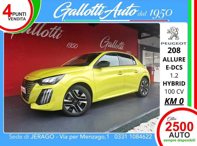 Peugeot 208 1.2 hybrid Allure 100cv e-dcs 6   - Gallotti Auto