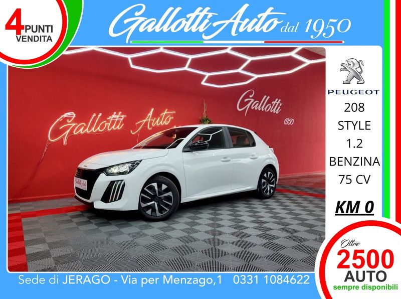 Peugeot 208 Style  1.2 puretech s&s 75cv  - Gallotti Auto