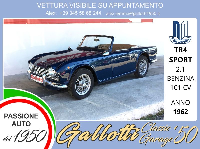 Triumph TR 4 Sport - Gallotti Auto