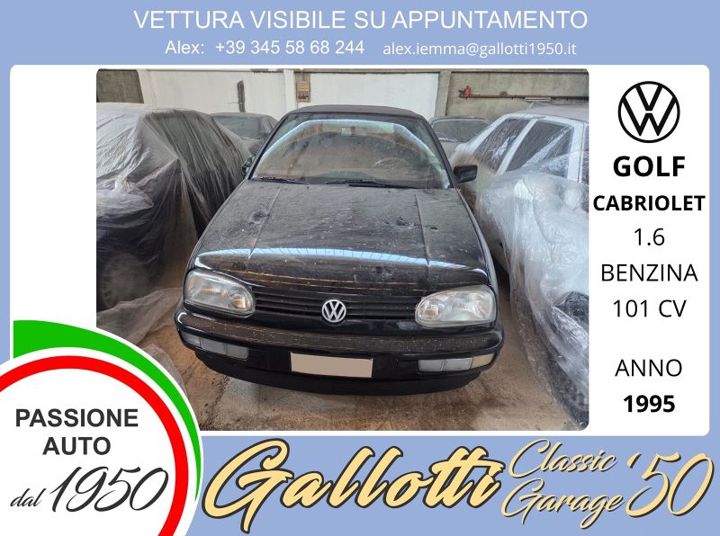 VOLKSWAGEN Golf CABRIOLET - Gallotti Auto