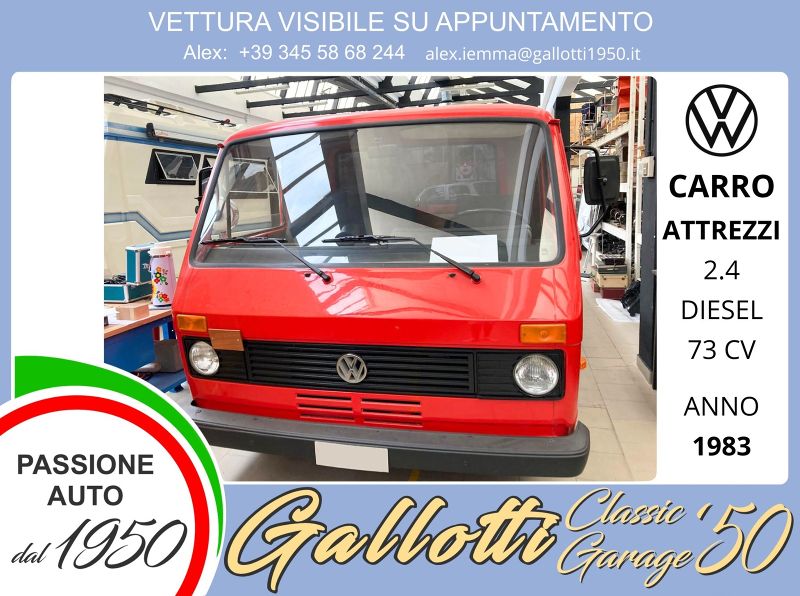VOLKSWAGEN LT CARRO
ATREZZI 2.4 diesel 73cv - Gallotti Auto