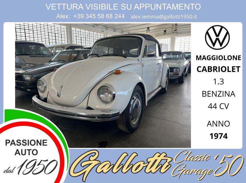 VOLKSWAGEN MAGGIOLONE
CABRIOLET - Gallotti Auto