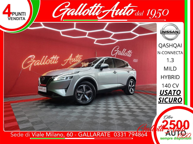 Nissan Qashqai Qashqai 1.3 mhev N-Connecta 2wd 140cv - Gallotti Auto